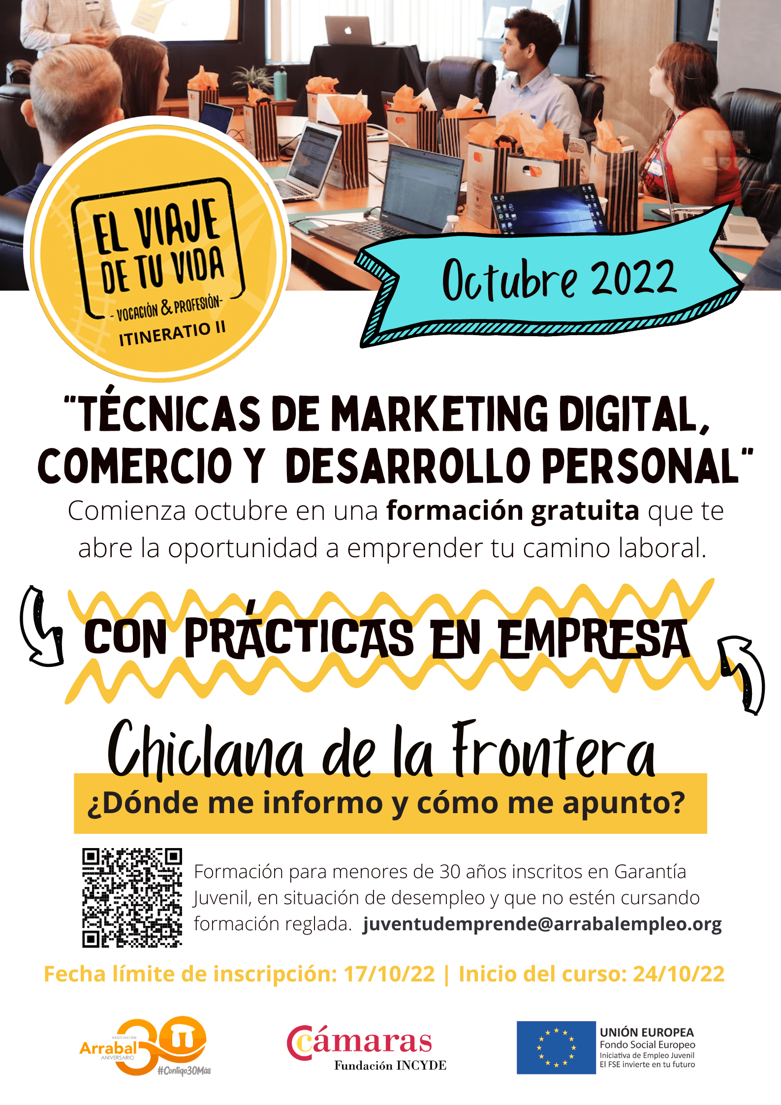 Octubre 2022 >¡Con prácticas! "Técnicas de marketing digital, comercio y desarrollo personal" - 5